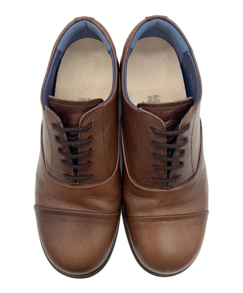 BIRKENSTOCK（ビルケンシュトック）BIRKENSTOCK (ビルケンシュトック) レザーシューズ ブラウン サイズ:40の古着・服飾アイテム