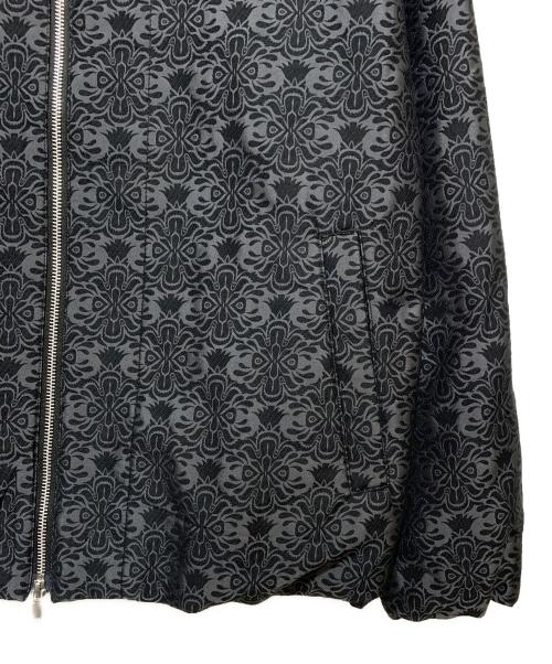 ZUCCA（ズッカ）ZUCCA (ズッカ) エスニックジャガードブルゾン ブラック サイズ:M 未使用品の古着・服飾アイテム