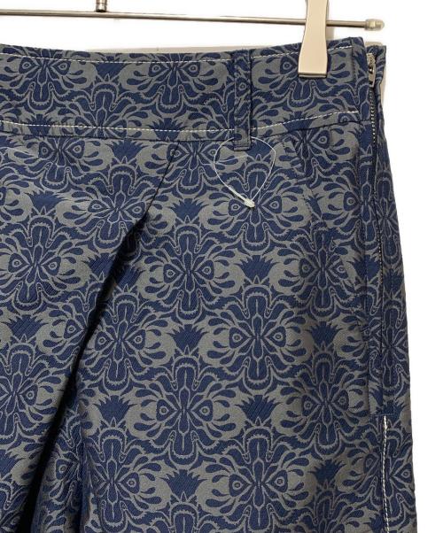 ZUCCA（ズッカ）ZUCCA (ズッカ) エスニックジャガードパンツ ネイビー サイズ:S 未使用品の古着・服飾アイテム