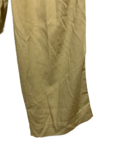 ZUCCA（ズッカ）ZUCCA (ズッカ) レーヨンツイルパンツ ベージュ サイズ:M 未使用品の古着・服飾アイテム