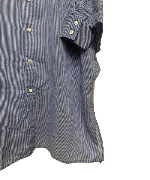 plantation（プランテーション）Plantation (プランテーション) LUXEストライプワンピース ブルー サイズ:M 未使用品の古着・服飾アイテム