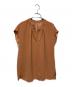theory luxe（セオリーリュクス）の古着「FLOW LITZY BLOUSE」｜オレンジ