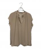 theory luxeセオリーリュクス）の古着「FLOW LITZY BLOUSE」｜ベージュ