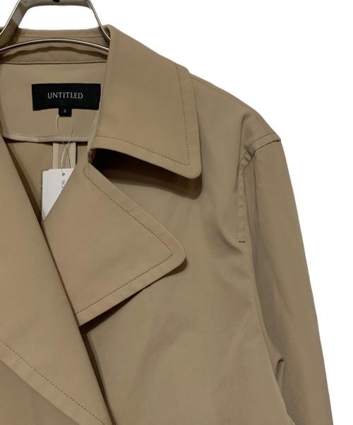 UNTITLED（アンタイトル）UNTITLED (アンタイトル) トレンチショートコート ベージュ サイズ:02 未使用品の古着・服飾アイテム