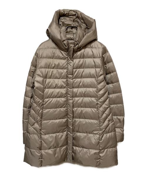 UNTITLED（アンタイトル）UNTITLED (アンタイトル) ロング丈タフタダウンコート ベージュ サイズ:1 未使用品の古着・服飾アイテム