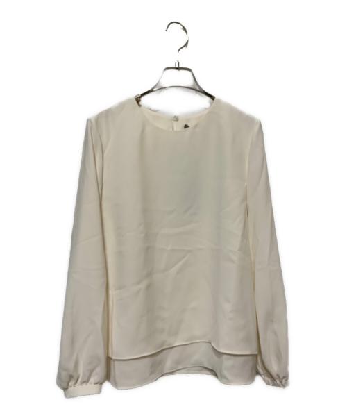 theory luxe（セオリーリュクス）theory luxe (セオリーリュクス) MARVINE ELIDA 3 BLOUSE ベージュ サイズ:038 未使用品の古着・服飾アイテム