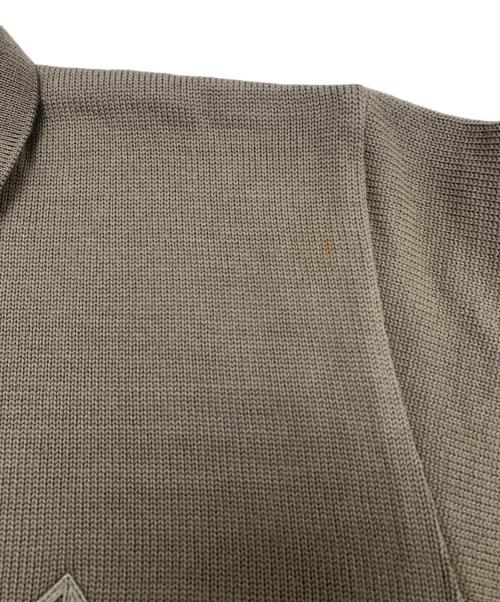 Christian Dior Sports（クリスチャン ディオールスポーツ）Christian Dior Sports (クリスチャン ディオールスポーツ) ニットポロシャツ ベージュ サイズ:Lの古着・服飾アイテム
