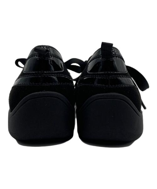 eimy istoire（エイミーイストワール）eimy istoire (エイミーイストワール) フラットソールスニーカー ブラック サイズ:Lの古着・服飾アイテム