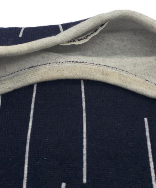 mina perhonen（ミナ ペルホネン）mina perhonen (ミナ ペルホネン) rain carvigニットワンピース ネイビー サイズ:38の古着・服飾アイテム