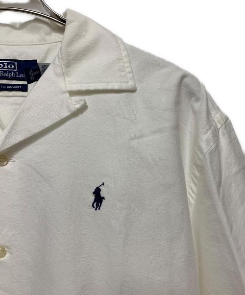 POLO RALPH LAUREN（ポロ・ラルフローレン）POLO RALPH LAUREN (ポロ・ラルフローレン) THE BIG SHIRT オーガニックコットンビッグシャツ ホワイト サイズ:XS 未使用品の古着・服飾アイテム