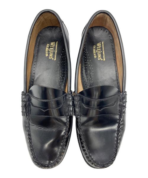 G.H.BASS&CO.（ジー・エイチ・バス・コー）G.H.BASS&CO. (ジー・エイチ・バス・コー) WEEJUNS ペニーローファー ブラック サイズ:41 1/2の古着・服飾アイテム