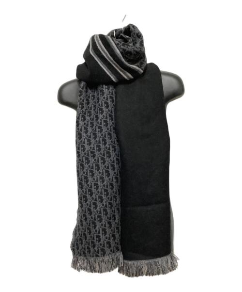 Dior（ディオール）Dior (ディオール) Dior トロッター マフラー ブラックの古着・服飾アイテム