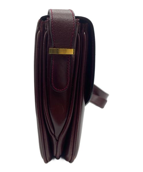 CELINE（セリーヌ）CELINE (セリーヌ) ショルダーバッグ ボルドーの古着・服飾アイテム