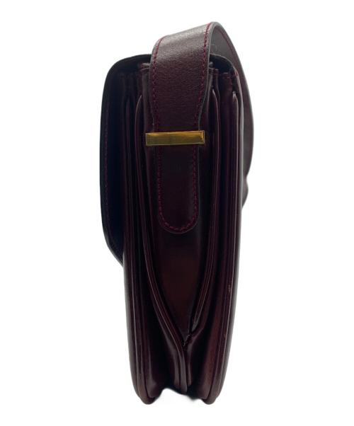 CELINE（セリーヌ）CELINE (セリーヌ) ショルダーバッグ ボルドーの古着・服飾アイテム
