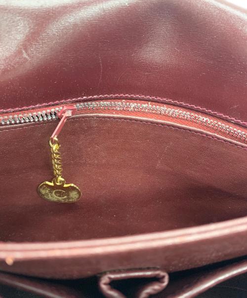 CELINE（セリーヌ）CELINE (セリーヌ) ショルダーバッグ ボルドーの古着・服飾アイテム