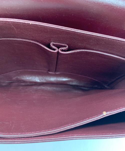 CELINE（セリーヌ）CELINE (セリーヌ) ショルダーバッグ ボルドーの古着・服飾アイテム