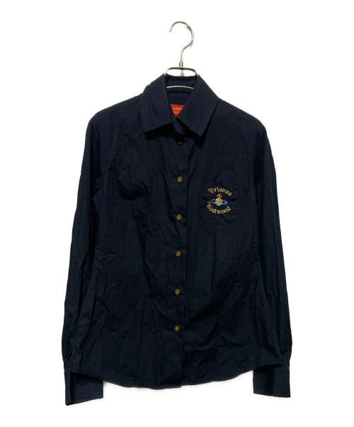 Vivienne Westwood RED LABEL（ヴィヴィアンウエストウッドレッドレーベル）Vivienne Westwood RED LABEL (ヴィヴィアンウエストウッドレッドレーベル) 長袖シャツ ネイビー サイズ:1の古着・服飾アイテム