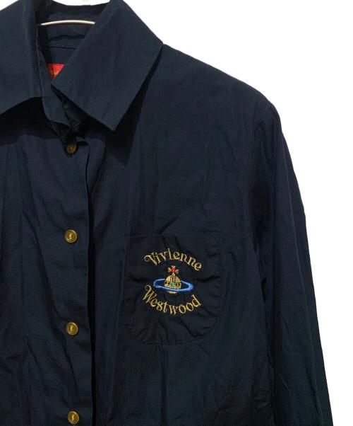 Vivienne Westwood RED LABEL（ヴィヴィアンウエストウッドレッドレーベル）Vivienne Westwood RED LABEL (ヴィヴィアンウエストウッドレッドレーベル) 長袖シャツ ネイビー サイズ:1の古着・服飾アイテム
