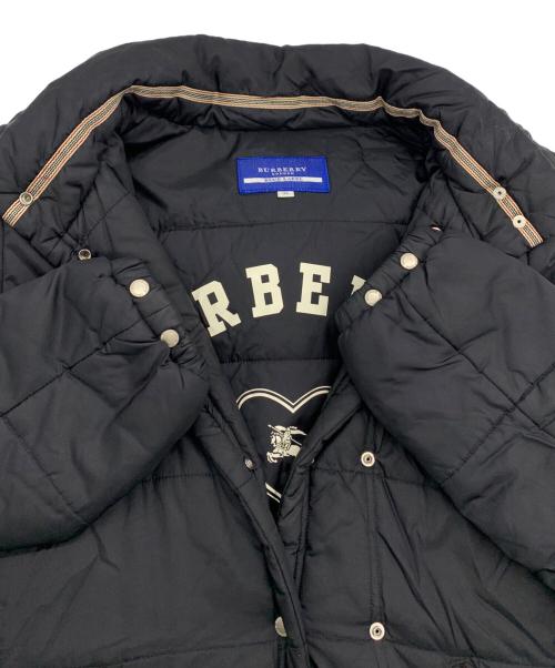 BURBERRY BLUE LABEL（バーバリーロンドンブルーレーベル）BURBERRY BLUE LABEL (バーバリーロンドンブルーレーベル) 中綿ジャケット ブラック サイズ:38の古着・服飾アイテム