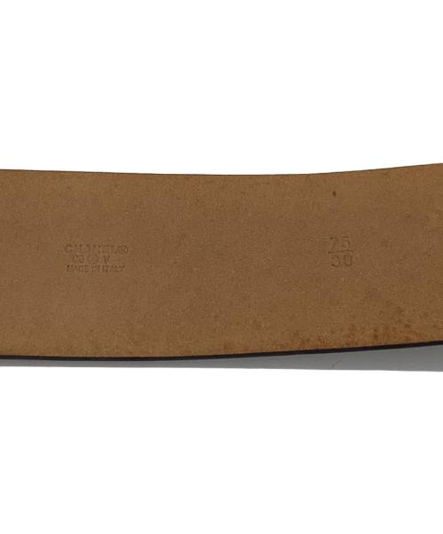 CHANEL（シャネル）CHANEL (シャネル) ココマークロゴバックルベルト ブラウンの古着・服飾アイテム