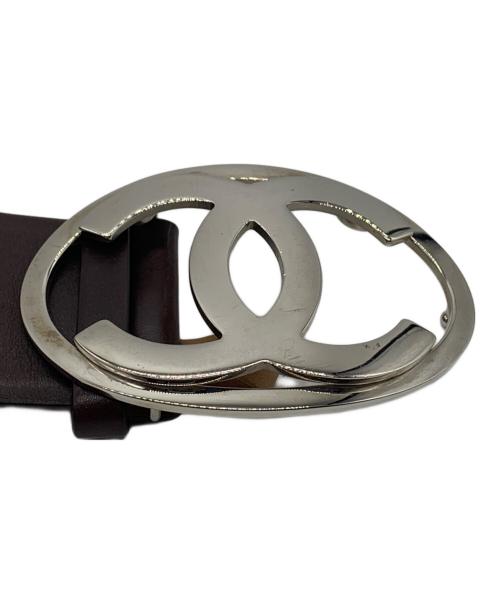 CHANEL（シャネル）CHANEL (シャネル) ココマークロゴバックルベルト ブラウンの古着・服飾アイテム