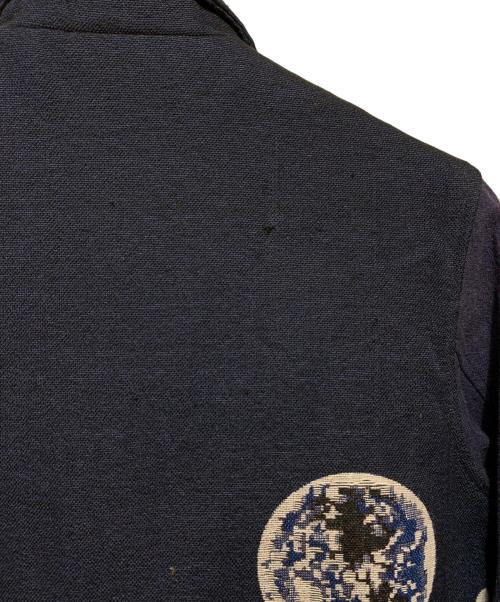 go slow caravan（ゴースローキャラバン）go slow caravan (ゴースローキャラバン) ゴブラン月面柄コーチJK ネイビー サイズ:3の古着・服飾アイテム