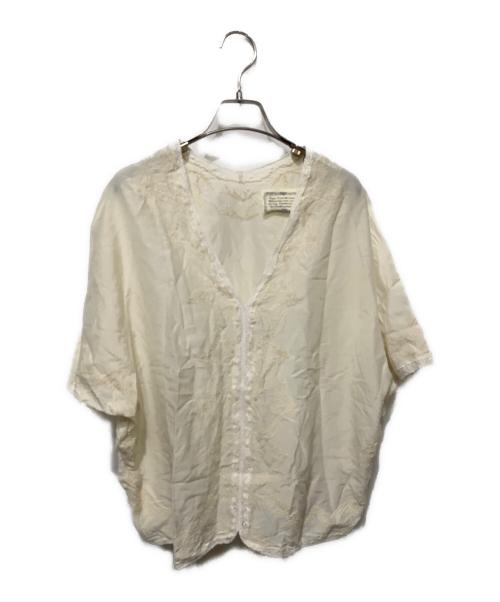 L'appartement（アパルトモン）L'appartement (アパルトモン) 半袖ブラウス ベージュ サイズ:記載なしの古着・服飾アイテム