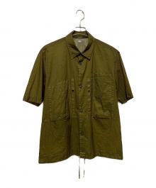 C.P COMPANY（シーピーカンパニー）の古着「Light Microweave Shirt」｜オリーブ