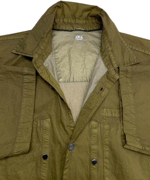 C.P COMPANY（シーピーカンパニー）C.P COMPANY (シーピーカンパニー) Light Microweave Shirt オリーブ サイズ:Lの古着・服飾アイテム