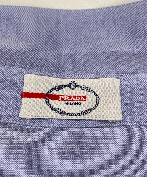 PRADA（プラダ）PRADA (プラダ) 長袖シャツ ブルー サイズ:XLの古着・服飾アイテム