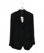 theoryセオリー）の古着「SATIN CREPE OS ST BLAZER」｜ブラック