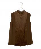 theory luxeセオリーリュクス）の古着「CHESTER SKIA Blouse」｜ブラウン