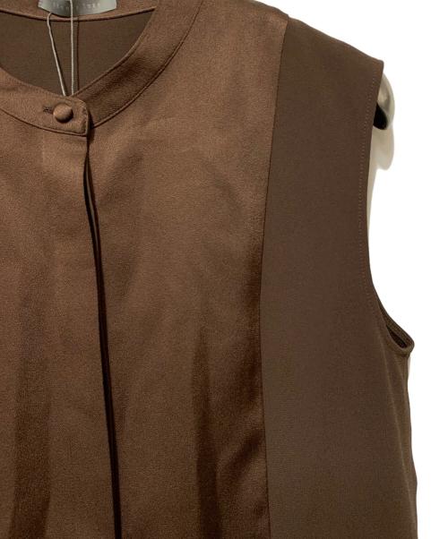 theory luxe（セオリーリュクス）theory luxe (セオリーリュクス) CHESTER SKIA Blouse ブラウン サイズ:38 未使用品の古着・服飾アイテム