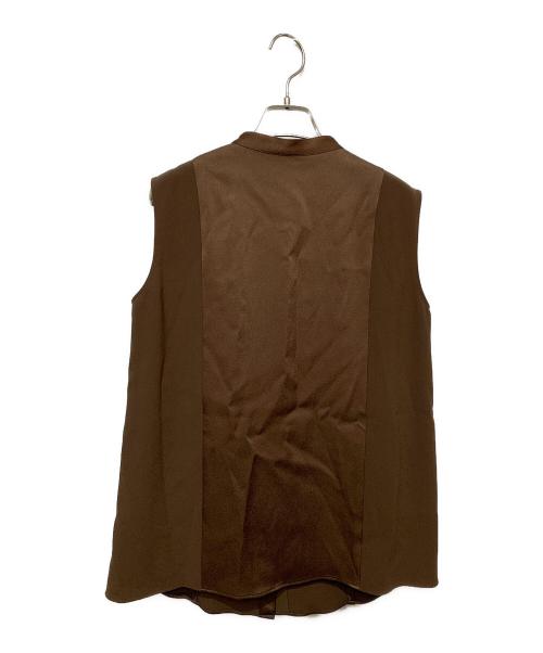 theory luxe（セオリーリュクス）theory luxe (セオリーリュクス) CHESTER SKIA Blouse ブラウン サイズ:38 未使用品の古着・服飾アイテム
