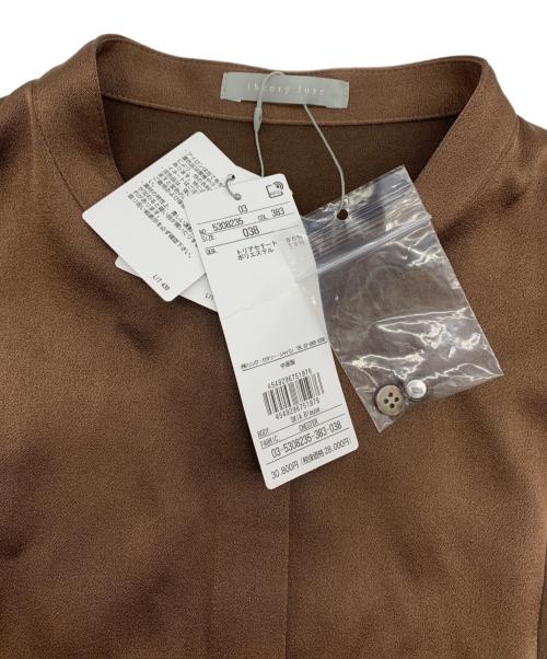 theory luxe（セオリーリュクス）theory luxe (セオリーリュクス) CHESTER SKIA Blouse ブラウン サイズ:38 未使用品の古着・服飾アイテム