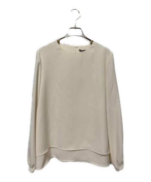 theory luxe（セオリーリュクス）theory luxe (セオリーリュクス) MARVINE ELIDA 3 Blouse ホワイト サイズ:040 未使用品の古着・服飾アイテム