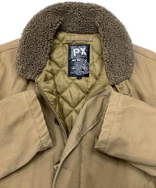 AVIREX（アヴィレックス）AVIREX (アヴィレックス) デッキジャケット ブラウン サイズ:Mの古着・服飾アイテム
