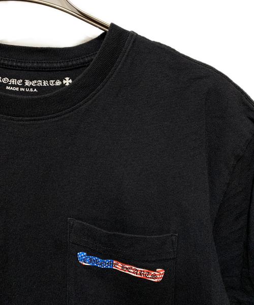 CHROME HEARTS（クロムハーツ）CHROME HEARTS (クロムハーツ) MATTY BOY (マッティーボーイ) AMERICA S/S T-SHIRT ブラック サイズ:Lの古着・服飾アイテム