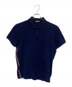 MONCLERモンクレール）の古着「サイドラインポロシャツ」｜ネイビー