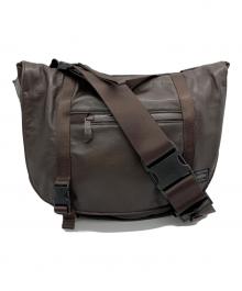 PORTER（ポーター）の古着「ZOOM メッセンジャーバッグ」｜ブラウン