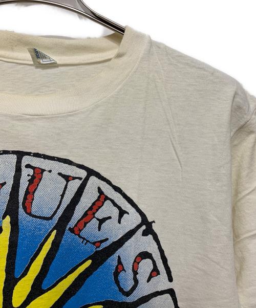THE POGUES（ザ・ポーグス）THE POGUES (ザ・ポーグス) Vintage Band Tシャツ アイボリー×ブルー サイズ:Lの古着・服飾アイテム
