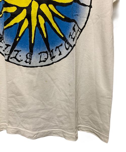 THE POGUES（ザ・ポーグス）THE POGUES (ザ・ポーグス) Vintage Band Tシャツ アイボリー×ブルー サイズ:Lの古着・服飾アイテム