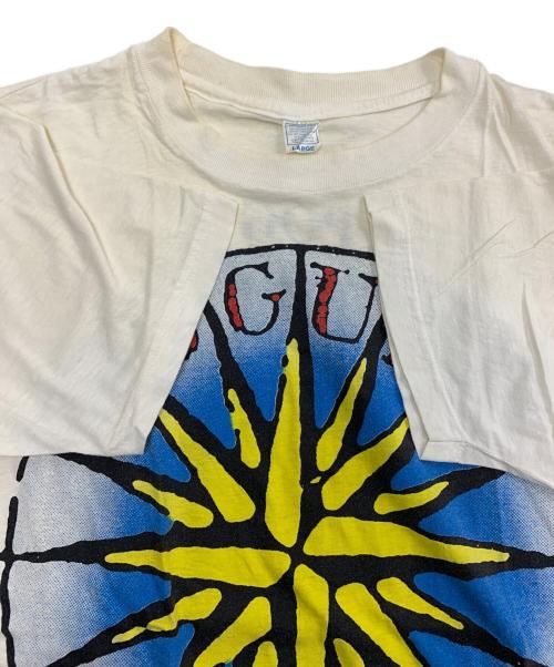 THE POGUES（ザ・ポーグス）THE POGUES (ザ・ポーグス) Vintage Band Tシャツ アイボリー×ブルー サイズ:Lの古着・服飾アイテム