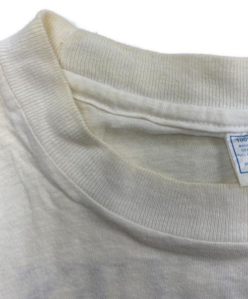 THE POGUES（ザ・ポーグス）THE POGUES (ザ・ポーグス) Vintage Band Tシャツ アイボリー×ブルー サイズ:Lの古着・服飾アイテム