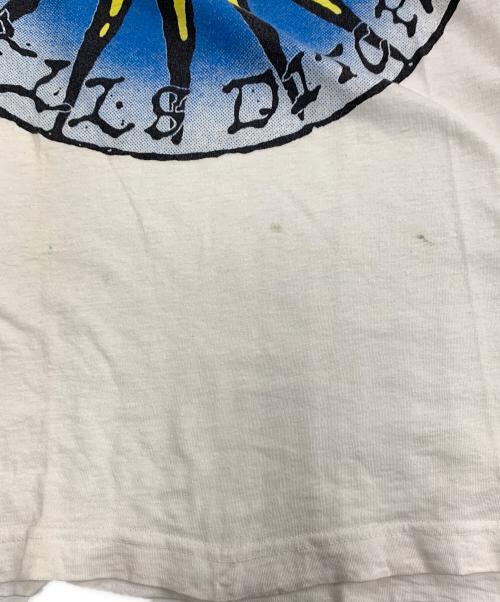 THE POGUES（ザ・ポーグス）THE POGUES (ザ・ポーグス) Vintage Band Tシャツ アイボリー×ブルー サイズ:Lの古着・服飾アイテム