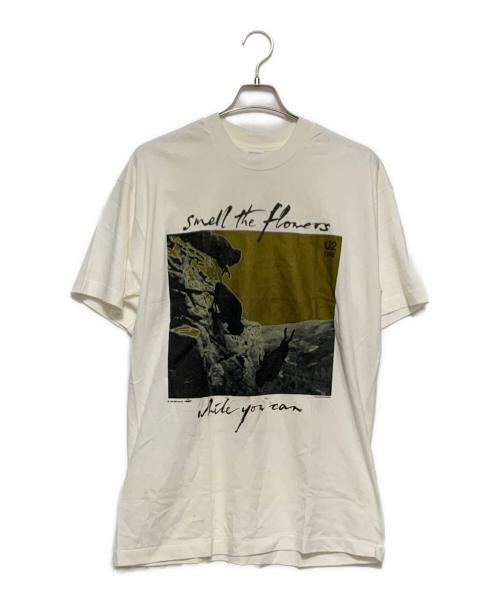 FRUIT OF THE LOOM（フルーツオブザルーム）FRUIT OF THE LOOM (フルーツオブザルーム) Vintage Band Tシャツ ホワイト×ブラウン サイズ:Lの古着・服飾アイテム