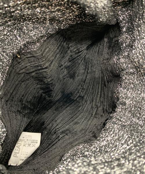 PLEATS PLEASE（プリーツプリーズ）PLEATS PLEASE (プリーツプリーズ) バッグ ブラック×シルバーの古着・服飾アイテム