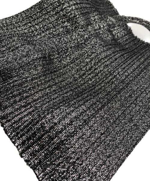 PLEATS PLEASE（プリーツプリーズ）PLEATS PLEASE (プリーツプリーズ) バッグ ブラック×シルバーの古着・服飾アイテム