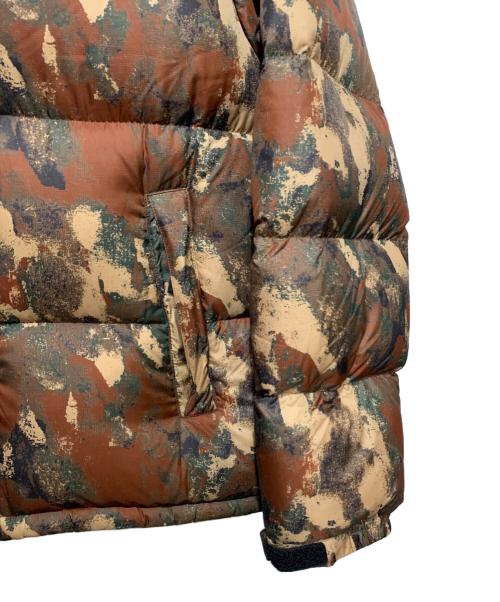 THE NORTH FACE（ザ ノース フェイス）THE NORTH FACE (ザ ノース フェイス) Novelty Nuptse Jacket ブラウン×ブラック サイズ:Lの古着・服飾アイテム