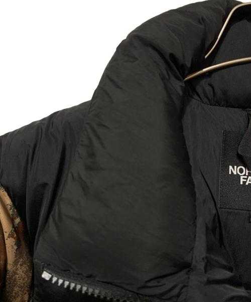 THE NORTH FACE（ザ ノース フェイス）THE NORTH FACE (ザ ノース フェイス) Novelty Nuptse Jacket ブラウン×ブラック サイズ:Lの古着・服飾アイテム